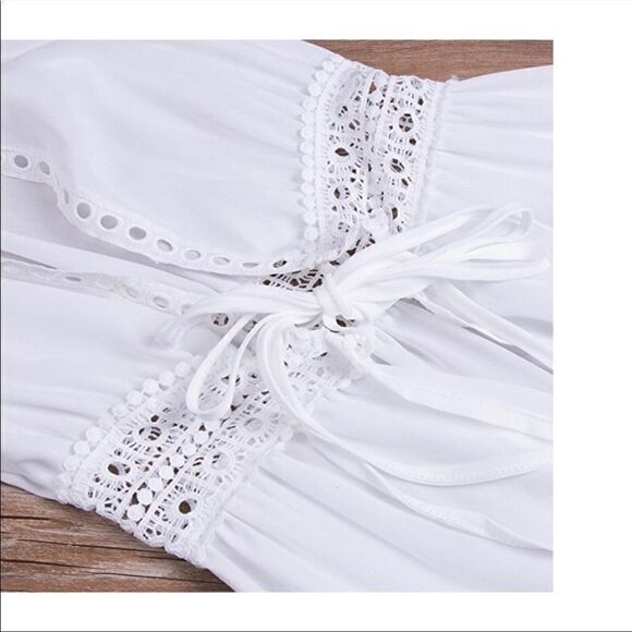 NEW Cardigan Lace Maxi Cover Up Dress - Picture 4 of 7